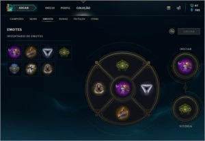 CONTA LEAGUE OF LEGENDS PLATINA 2/5 - 39 SKINS - 91 CAMPEÕES LOL