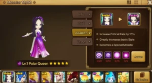 Summoners War Reroll Dark Polar Queen (Lydia)