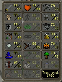 Conta OSRS maxed combat - Runescape