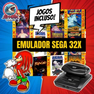 Pack Emulador Sega 32x para PC + Coleção Completa de Jogos!