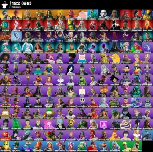 Conta Fortnite | 182 Skins | Chun-Li | Melhor Entrega