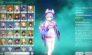 Conta genshin com mizuki c1r1 + hutao c1 + yalan + bis - Genshin Impact