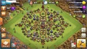 CONTA CV10 CLASH OF CLANS + 2693 GEMAS