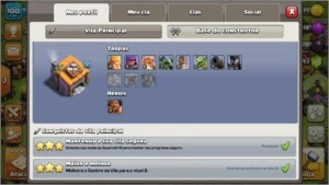 CONTA CV10 CLASH OF CLANS + 2693 GEMAS