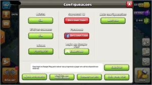 Conta Clash of Clansh CV 10 - Heróis Casal 57