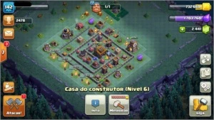Conta Clash of Clansh CV 10 - Heróis Casal 57