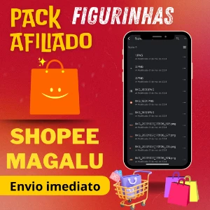 Pack de Figurinhas Afiliado Shopee | Magalu | + bônus - Serviços Digitais