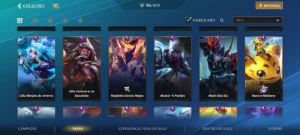 WILD RIFT - 96 Skins, 9 lendarias, nivel 165, Esmeralda 3... - League of Legends: Wild Rift LOL WR