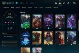Conta Platina 4 - League of Legends LOL