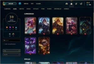 Conta Platina 4 - League of Legends LOL