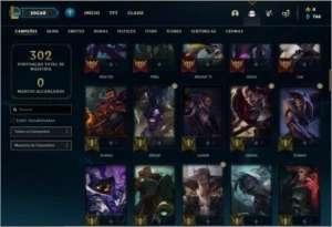 Conta Platina 4 - League of Legends LOL