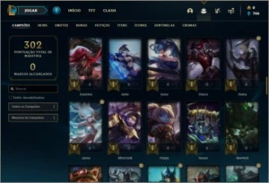 Conta Platina 4 - League of Legends LOL