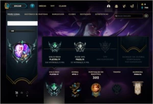 Conta Platina 4 - League of Legends LOL