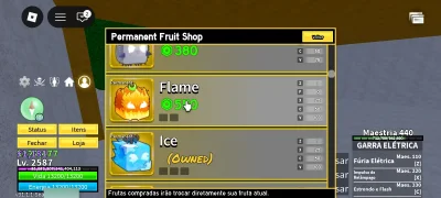 Conta blox friits Ice permanente+ gás, Control e dough no in - Roblox