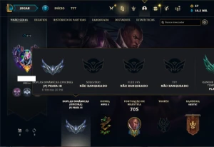 Conta Unranked com TODOS os champs e 938 Skin + 22 Prestigio - League of Legends LOL