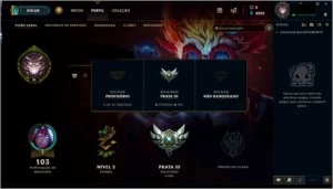 Vendo conta lvl 35 prata 3 - League of Legends LOL