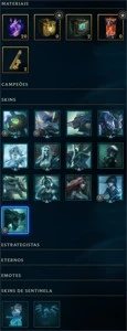 CONTA DIAMANTE LEAGUE OF LEGENDS LOL