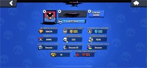 Conta BRAWL STATS - Brawl Stars