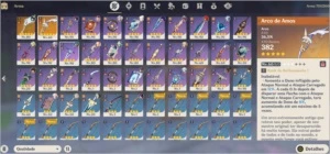end game account - AR57 - 32 chars - Genshin Impact