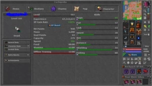 ED 161 Gladera (criado em 2006 - 608 loyalty)+Makers LvLs 50 - Tibia