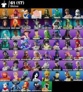 Conta Fortinite | 61 skins | Vegeta | Melhor Entrega - Fortnite