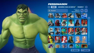 Conta Fortnite | 84 Skins | Hulk | AAng | Supermen