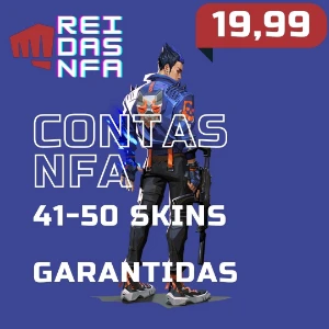 Contas NFA Valorant 41-50 Skins Garantida!