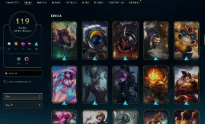 Conta Lol Full Acesso I 119 Skins I  I Mono Nocturne - League of Legends