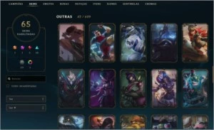 Conta Top 125 Campeões 65 Skins - League of Legends LOL