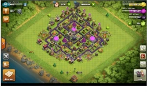 conta clash of clans cv8