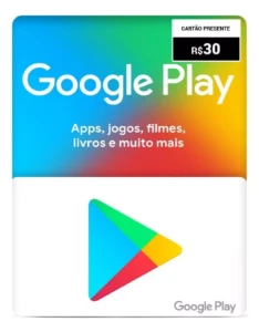Gift Card Google Play Store R$ 30 Reais Br | Envio Imediato - Gift Cards