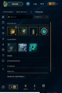 Conta League Of Legends - Sem Elo Atual - 425 Skins ++++ LOL