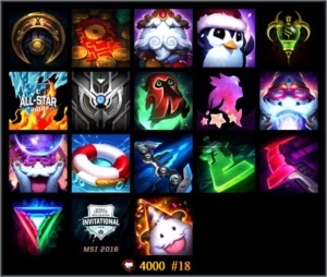 Conta e LOL prata 3.   1,332 de MMR 6 k de IP - League of Legends