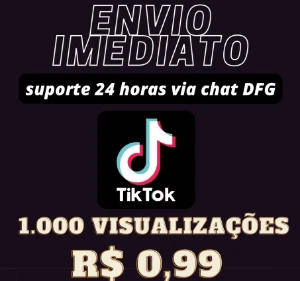 1K De Visualização Tiktok R$ 0,99 Famoso Views - Others