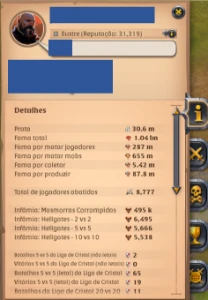 Conta Albion Speca + Craft + Coleta 1B+ de fama - Albion Online