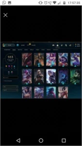 Conta Plat IV c/ todos os campeões e diversas skuns - League of Legends LOL