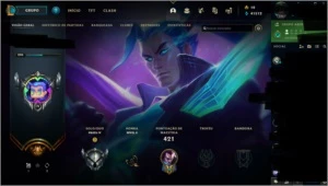 Conta lol com 9 gemas e 2 skin míticas - League of Legends