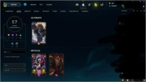 Conta lol com 9 gemas e 2 skin míticas - League of Legends