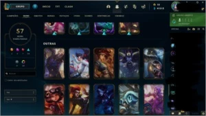 Conta lol com 9 gemas e 2 skin míticas - League of Legends