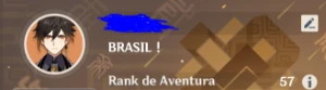  Genshin Impact AR 57 Conta bem investida.