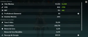  Genshin Impact AR 57 Conta bem investida.