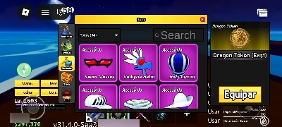 Dragon East Perm + Buddha e Mamute Perm, Yoru V2 +3 Gamepass - Roblox