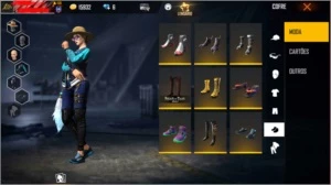 Conta de Free Fire com kit angelical
