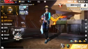 Conta de Free Fire com kit angelical