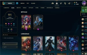 CONTA  LEVEL 638 - League of Legends LOL