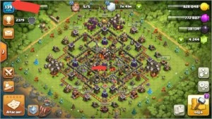 Cv10/cv9/cv9 full DEFESA - Clash of Clans