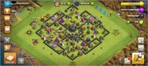 Conta de Clash of Clans cv9 upada recentemente(cv8 full)