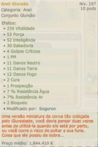Glursão exo pm lindo - Servidor Spiritia - Dofus