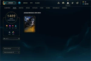 CONTA LOL D1 COM TODAS SKINS PARA VENDER RAPIDO! - League of Legends
