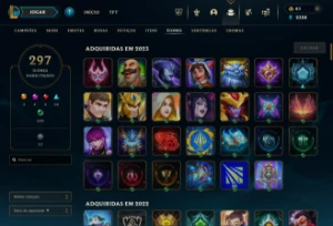 Conta de League of Legends | Todos os Campeões, 280 Skins LOL